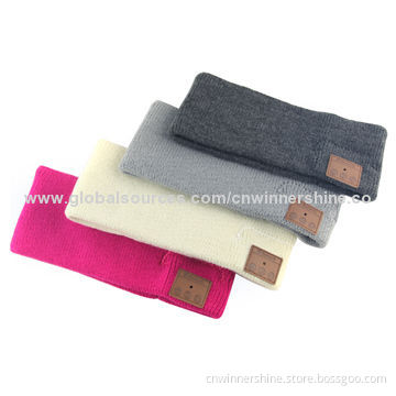 Bluetooth headsets with knitted head band and hands free functionNew